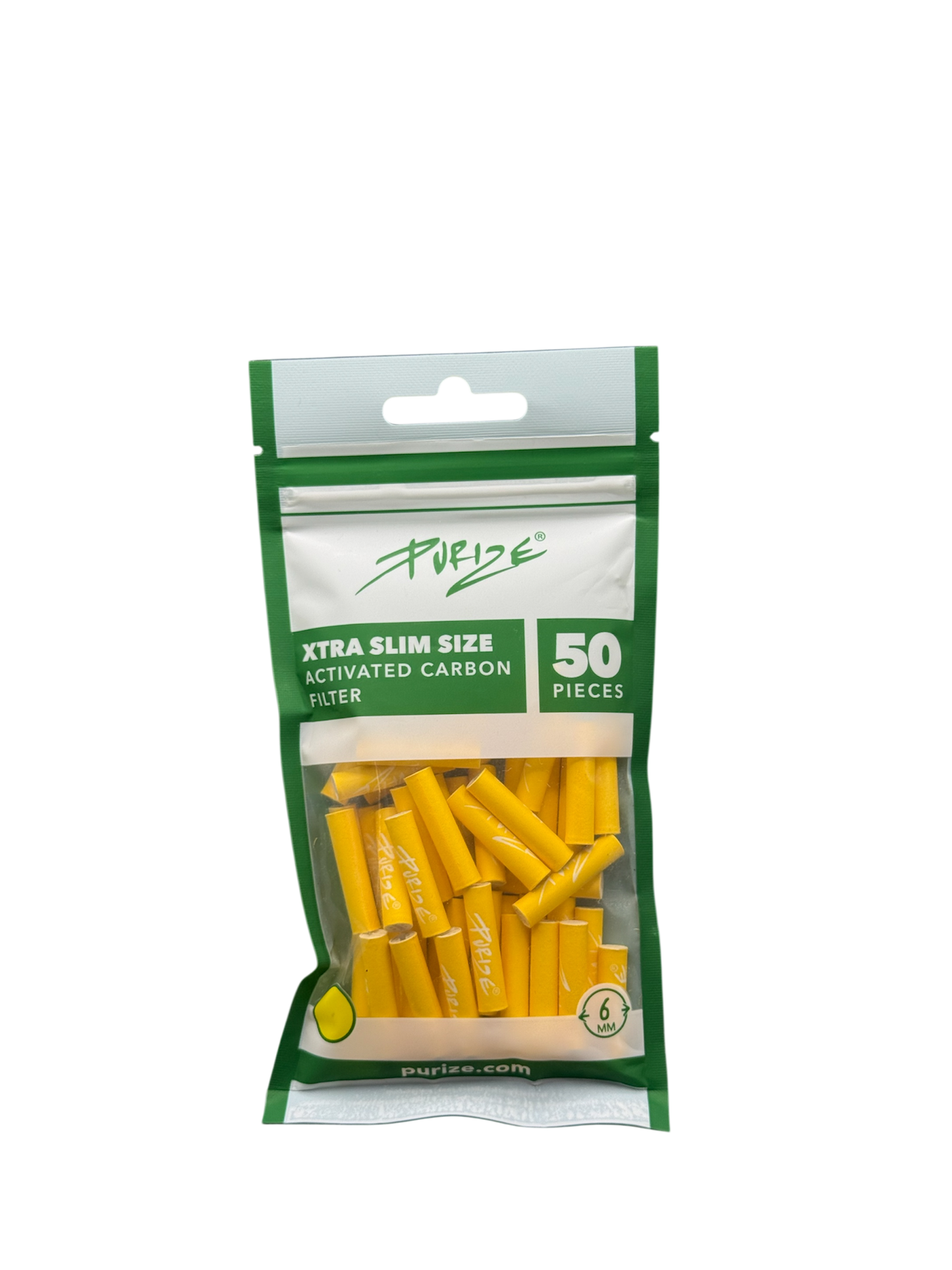 PURIZE® Aktivkohlefilter–50 Stück 6mm