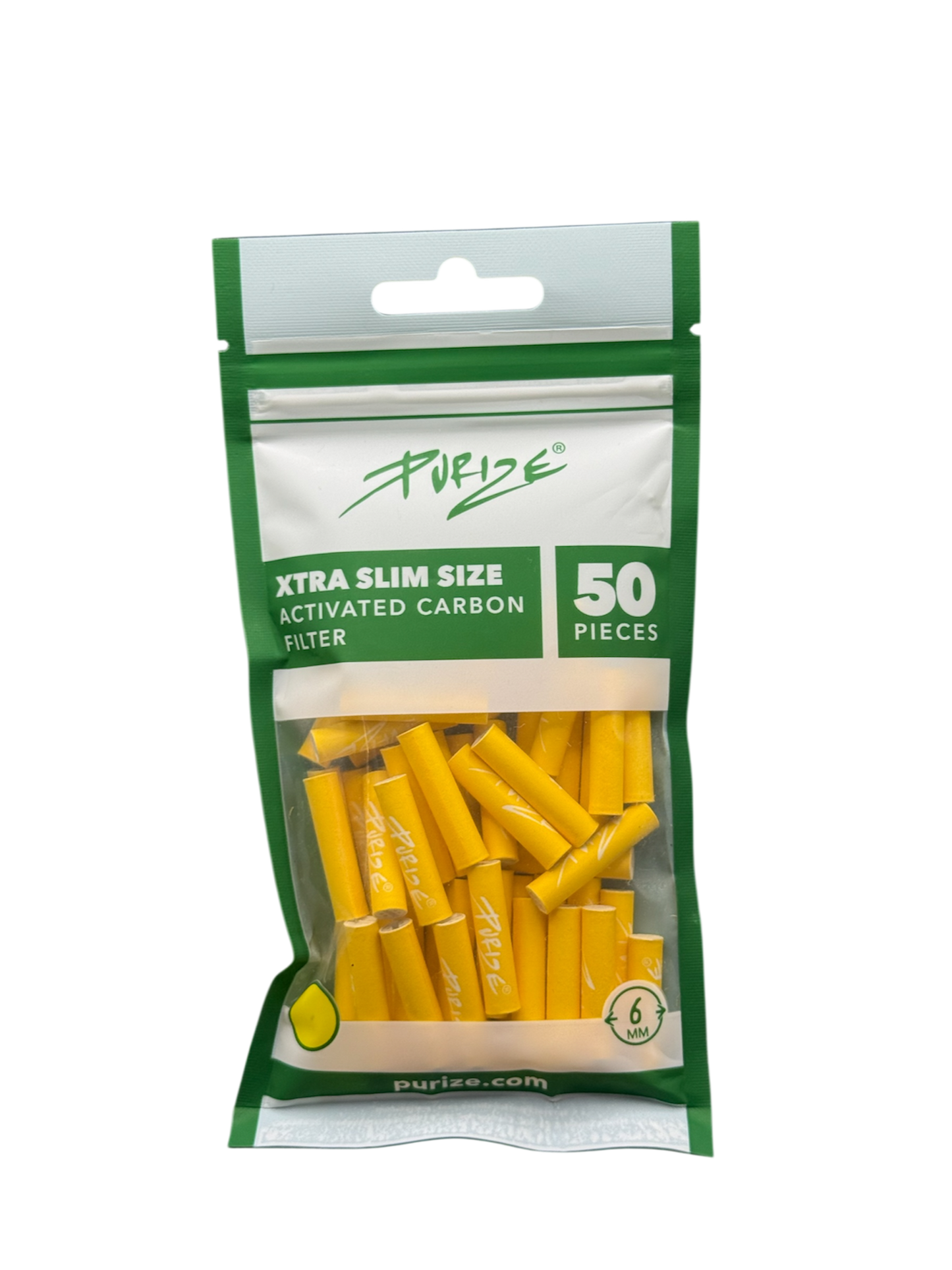 PURIZE® Aktivkohlefilter–50 Stück 6mm