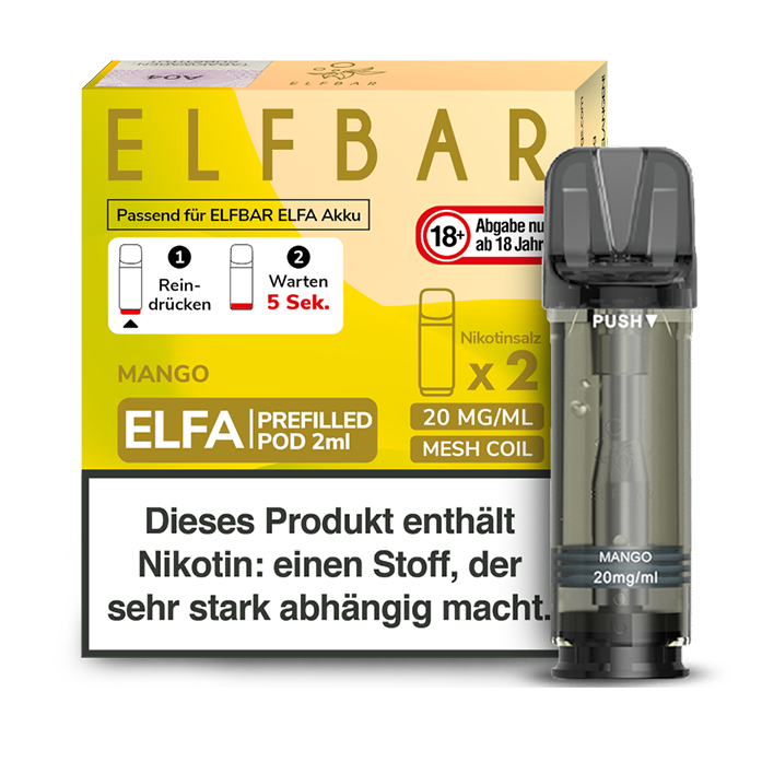 ELFBAR® ELFA Pods Mango 20mg