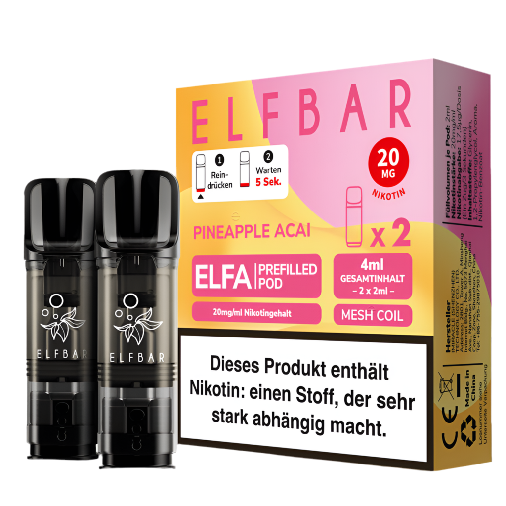 ELFBAR® ELFA Pods Pineapple Acai 20mg
