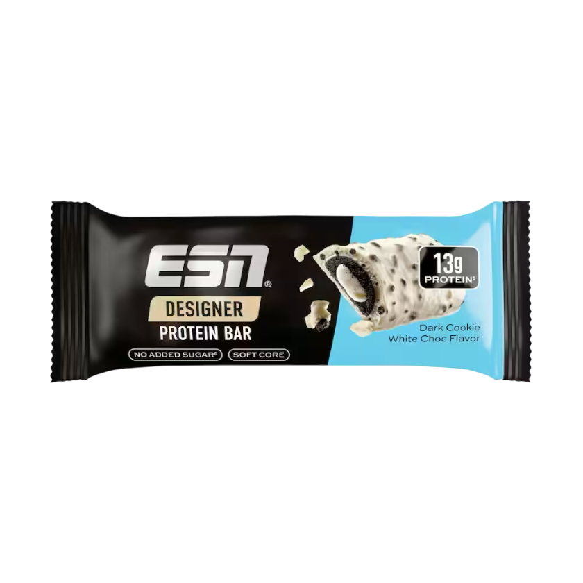 ESN Protein Bar Dark Cookie White Choc Flavour 13g Protein 45g