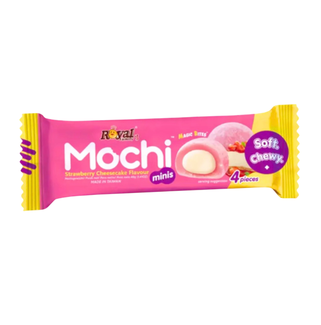 Royal Family Mini Mochi Strawberry Cheesecake 4 Stk 40g