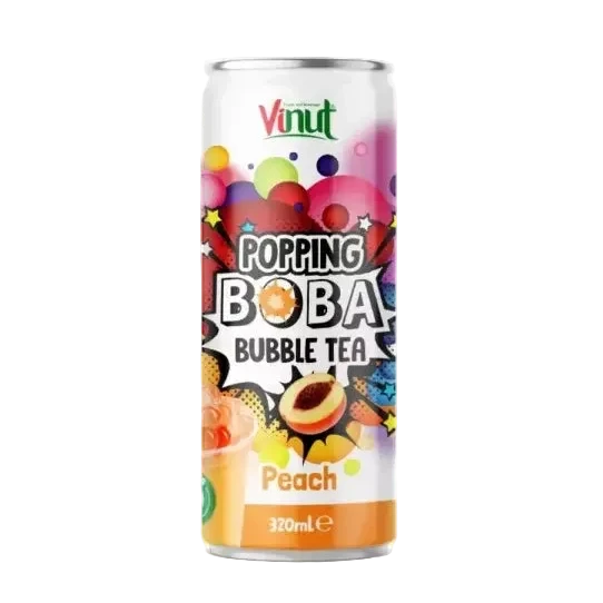 Vinut Bubble Tea - Peach 320ml