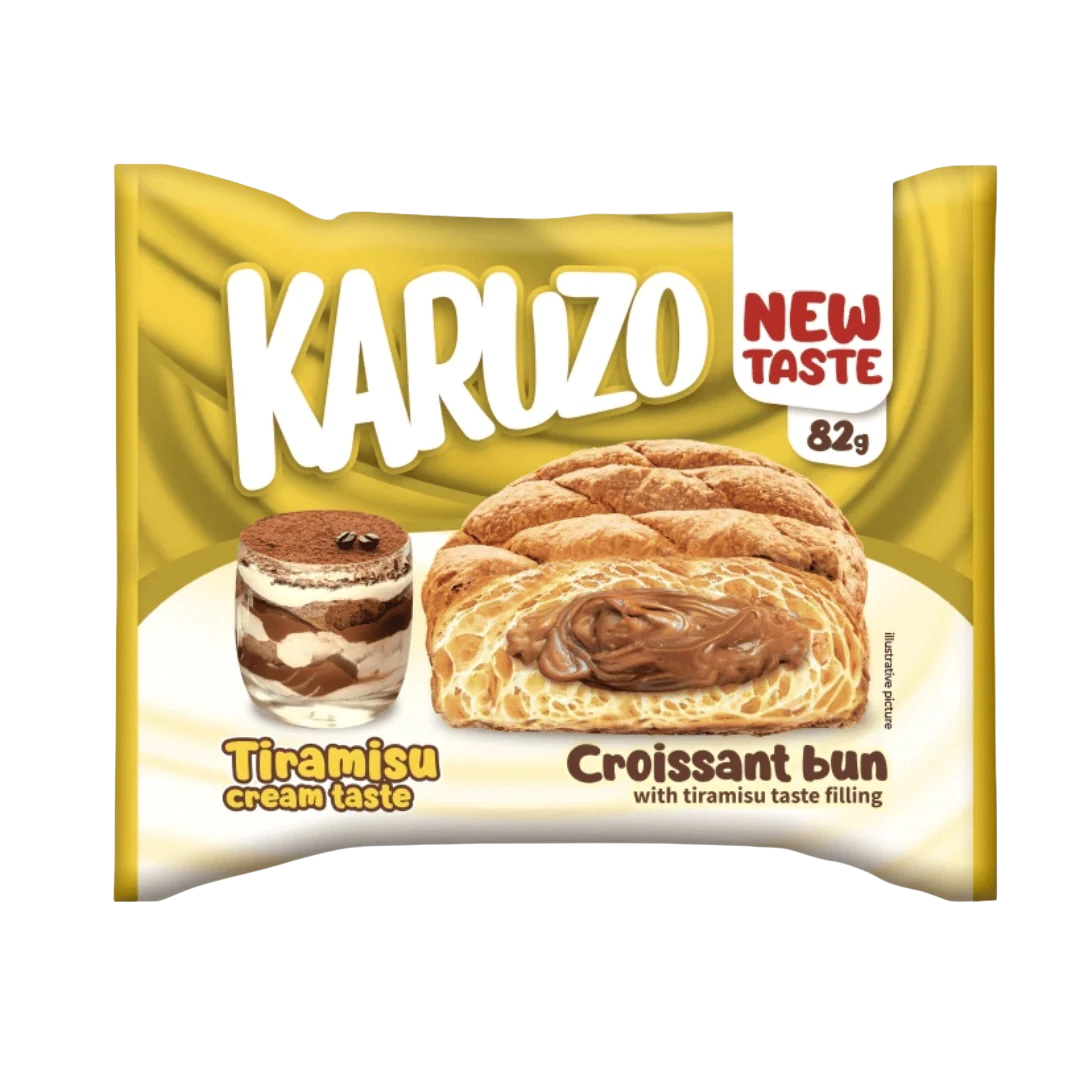 Karuzo Tiramisu Croissant Bun 82g