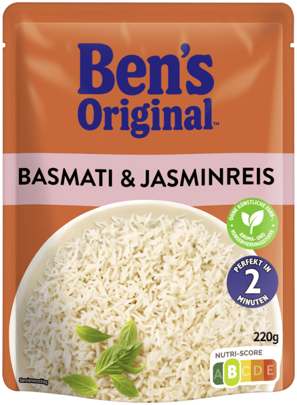 Bens Original Basmati & Jasminreis 220g