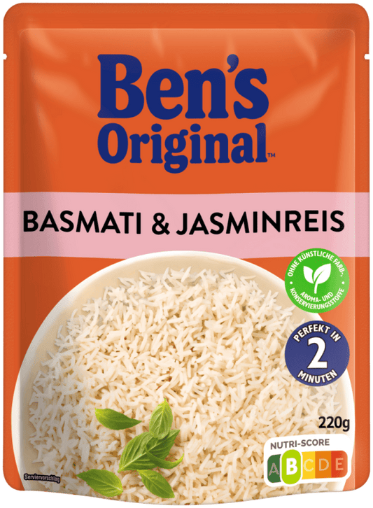 Bens Original Basmati & Jasminreis 220g