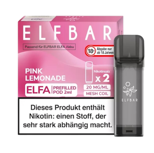 ELFBAR® ELFA Pods – Pink Lemonade (2 Stück)