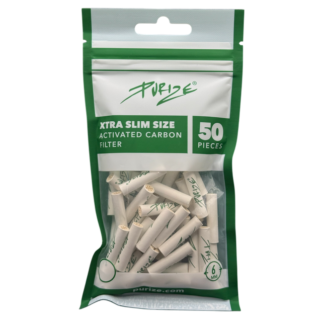 PURIZE® Aktivkohlefilter–50 Stück 6 mm