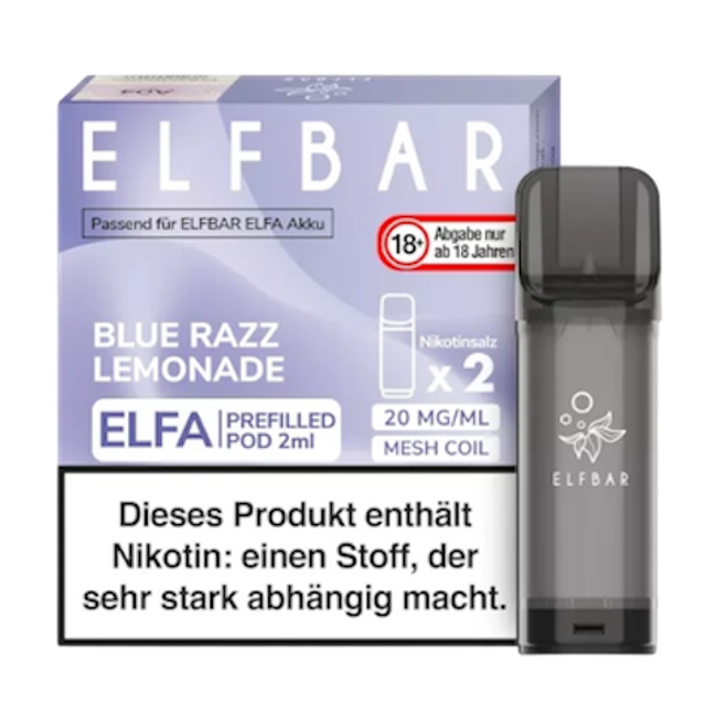 ELFBAR ELFA Pods Blue Razz Lemonade 2er Pack