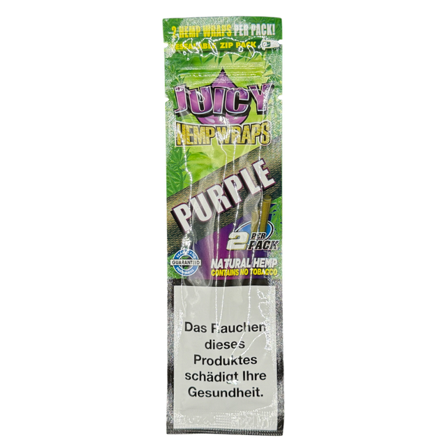 Juicy Hemp Wraps Purple – 2er Pack 25
