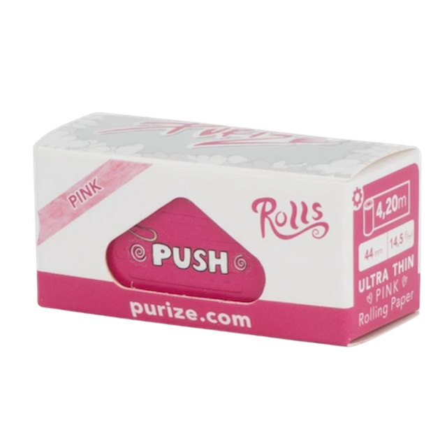 PURIZE® Pink Rolls–4 m Pink Rolling Paper