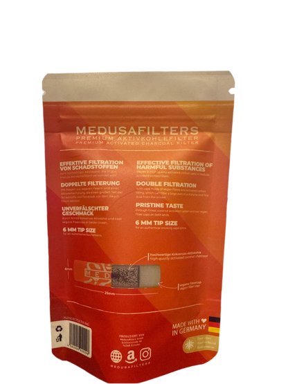 Medusafilters Aktivkohlefilter 6mm 50 Stk
