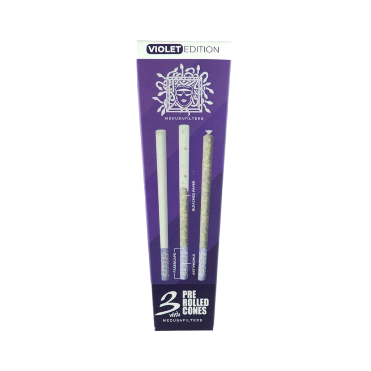 Medusafilters Pre Rolled Violet 3 Stk