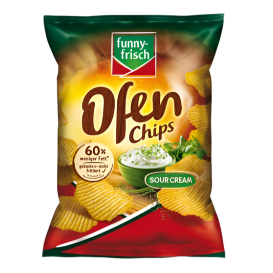 funny-frisch Sour Cream Ofenchips 125g