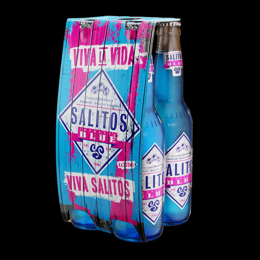 Salitos Blue Bier 4x0,33l