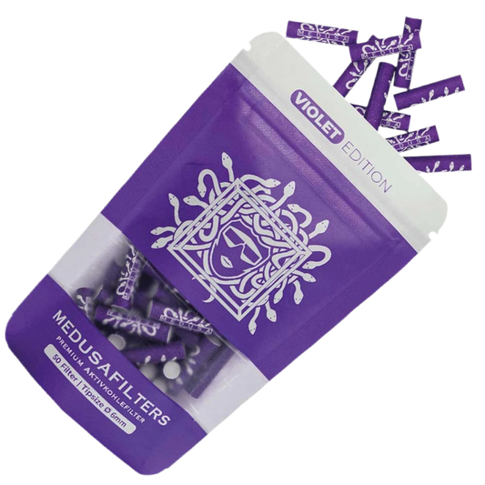 Medusafilters Aktivkohlefilter 6mm VIOLET 50 Stk