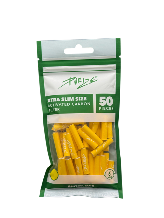 PURIZE® Aktivkohlefilter–50 Stück 6mm