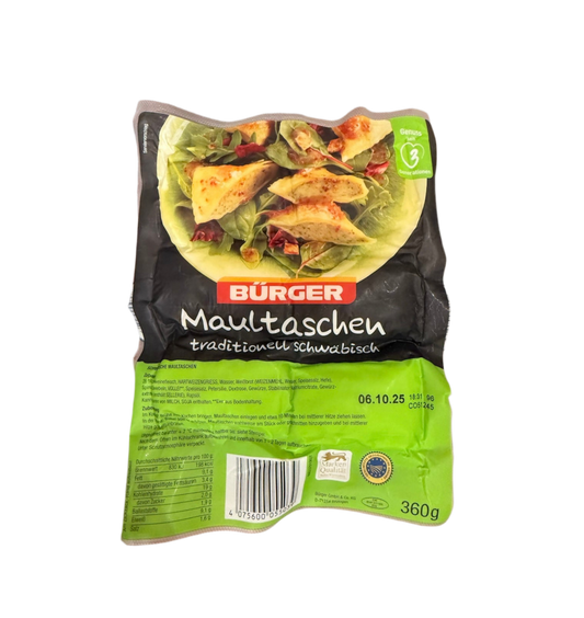 BÜRGER Maultaschen Traditionell Schwäbisch 360g