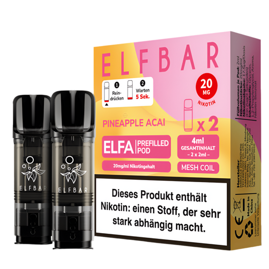 ELFBAR® ELFA Pods Pineapple Acai 20mg
