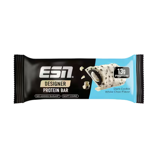 ESN Protein Bar Dark Cookie White Choc Flavour 13g Protein 45g