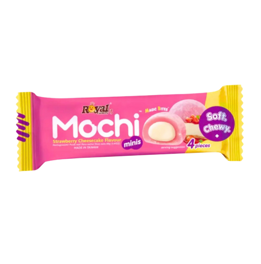 Royal Family Mini Mochi Strawberry Cheesecake 4 Stk 40g