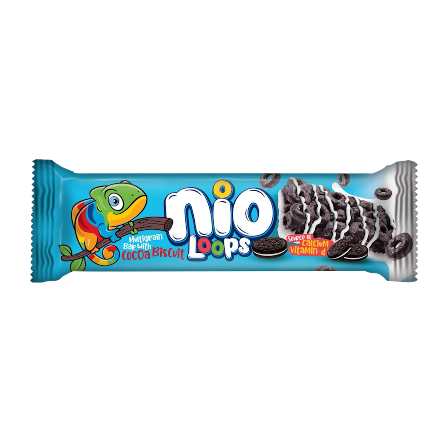 Nio Loops Bar Cocoa Biscuit 23g