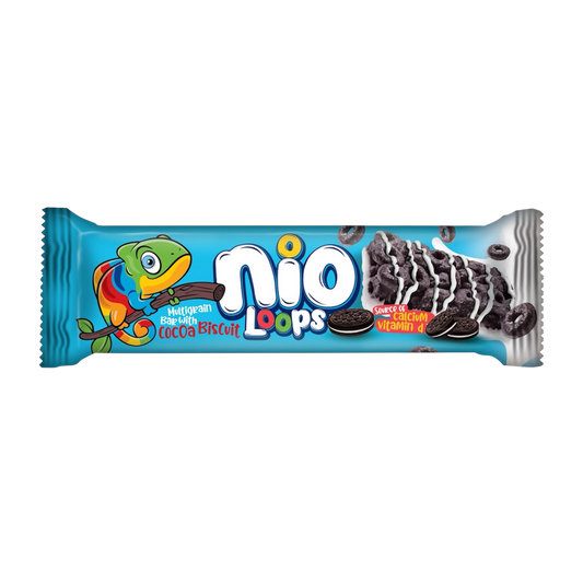 Nio Loops Bar Cocoa Biscuit 23g