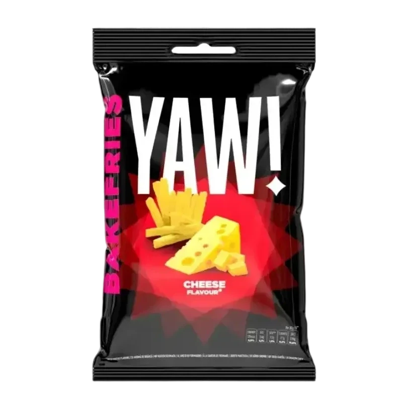 YAW! Bakefries Baked Snack Cheese 40g