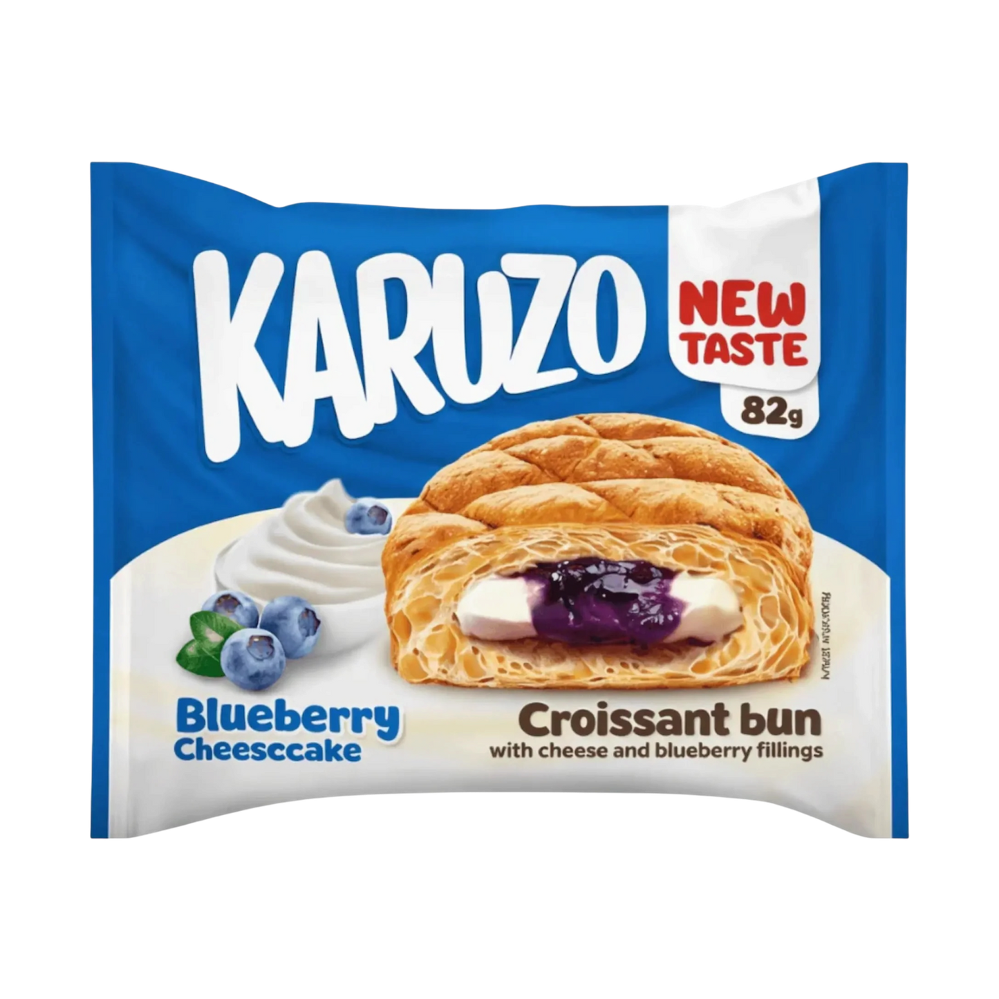 Karuzo Blueberry Cheesecake Croissant Bun 82g
