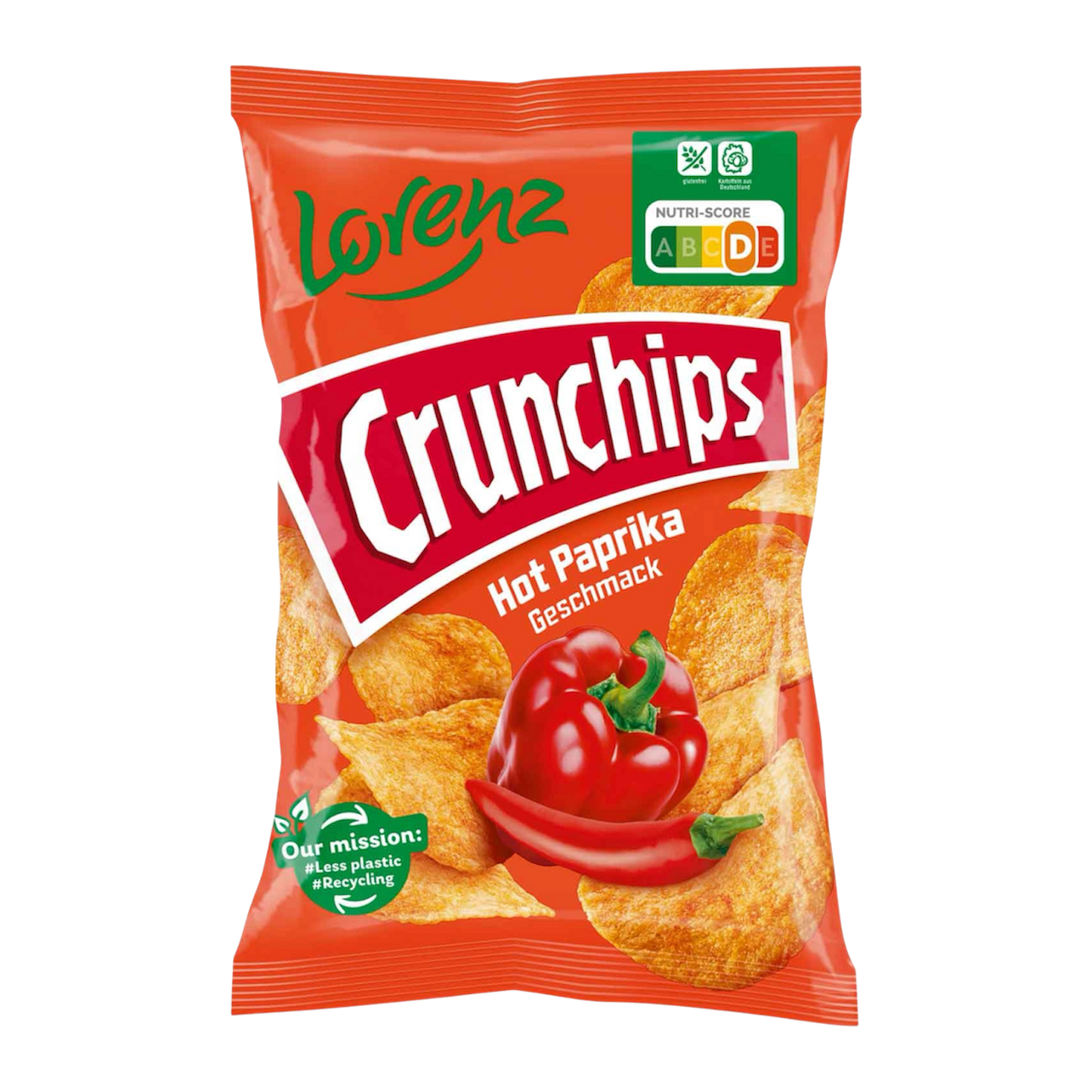 Lorenz Crunchips Hot Paprika 150g