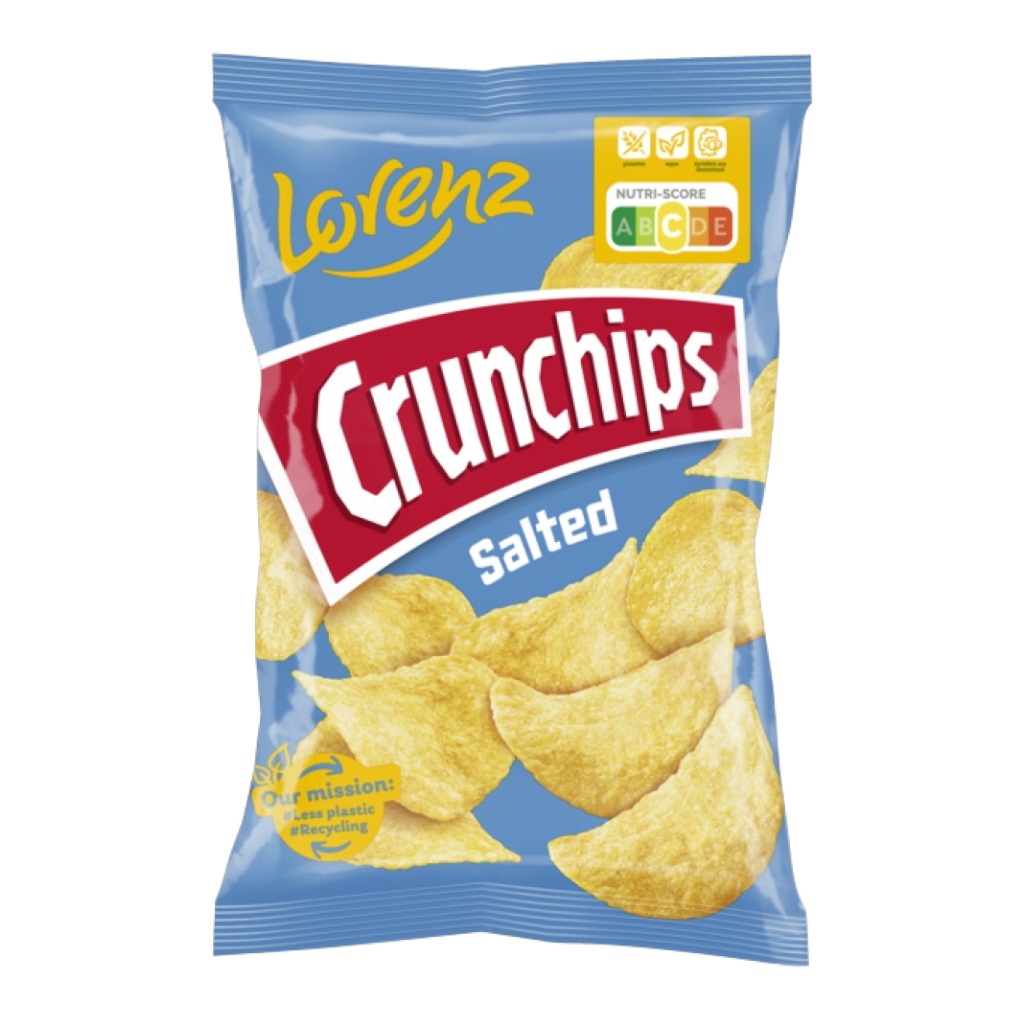Lorenz Crunchips Salted 150g