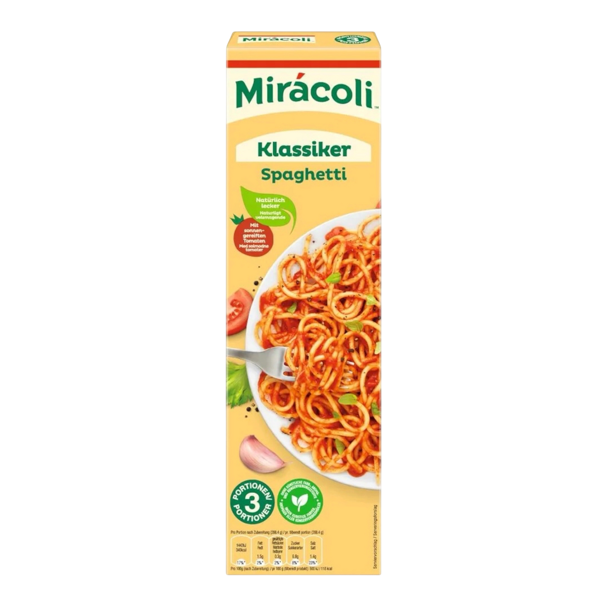 Miracoli Spaghetti Klassiker mit Tomatensoße 376g