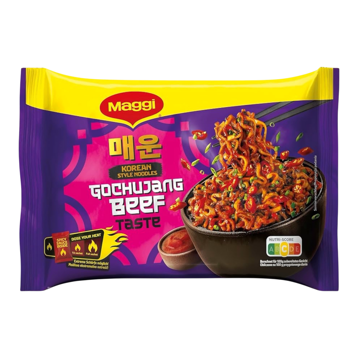 Maggi Korean Style Noodles Gochujang Beef 130g