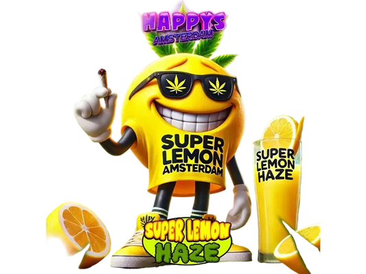 Happy's Amsterdam TAC Vape 1000mg - Super Lemon Haze