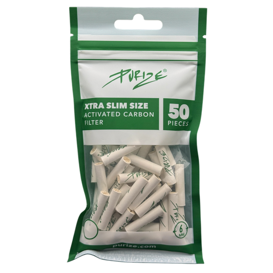 PURIZE® Aktivkohlefilter–50 Stück 6 mm