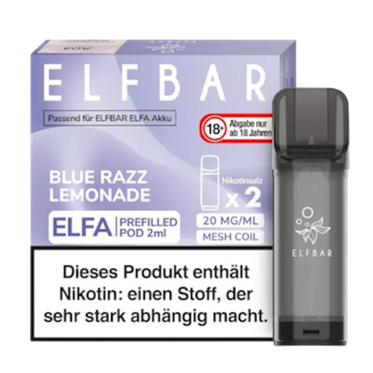 ELFBAR ELFA Pods Blue Razz Lemonade 2er Pack