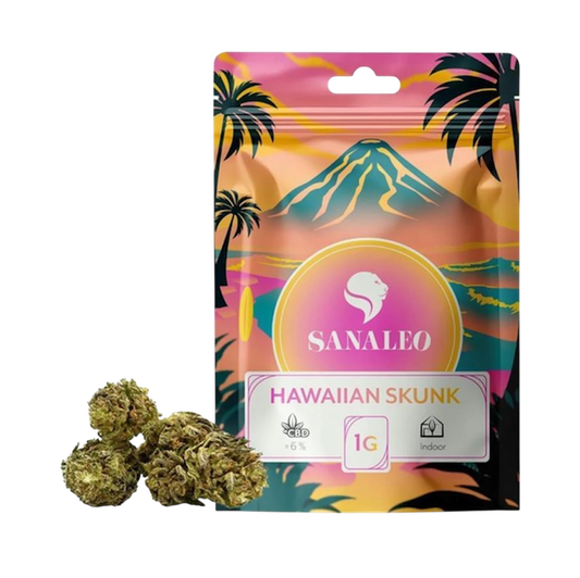SANALEO Hawaiian Skunk CBD – 1 g Blüte (<0,2 % THC)