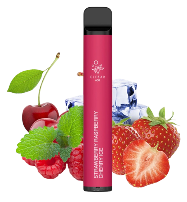 ELFBAR 600 Strawberry Raspberry Cherry Ice