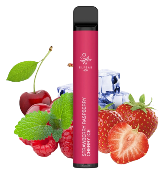 ELFBAR 600 Strawberry Raspberry Cherry Ice